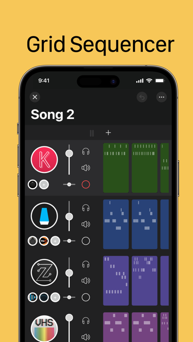 Screenshot #1 pour SAND: Sequencer for AUv3, MIDI