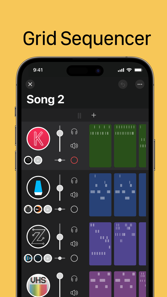 #1. SAND: Sequencer for AUv3, MIDI (iOS) 由: Matteo Caldari