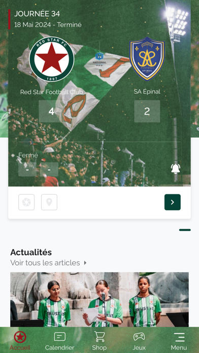 Screenshot #1 pour Red Star FC