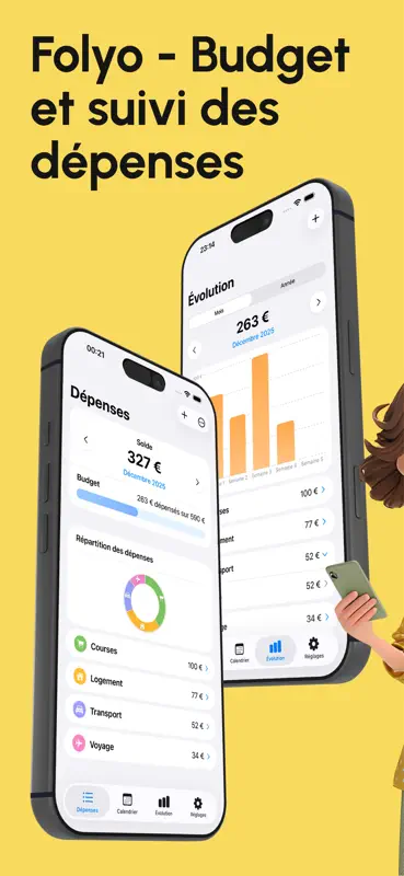Folyo - Suivi de dépenses screenshot 1 of 7