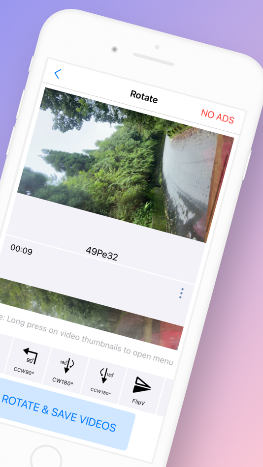 #2. Video rotate + flip video easy (iOS) Podle: Sounak Sarkar
