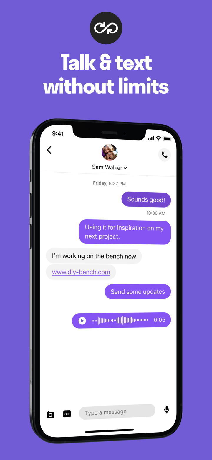 TextNow: Call + Text Unlimited screenshot 3