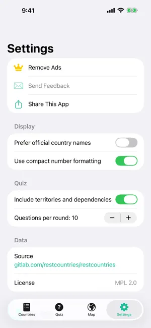 World Atlas Quiz screenshot 4
