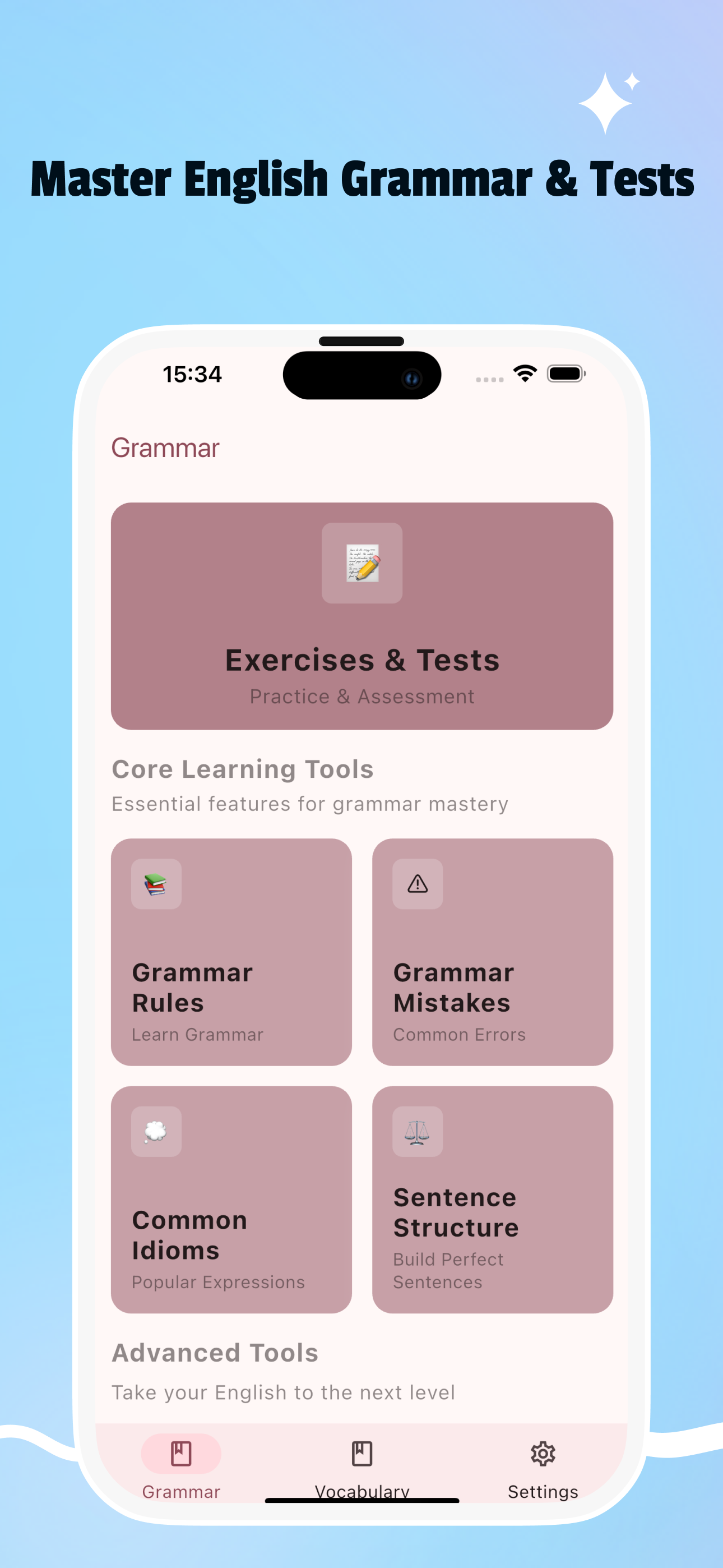 English Grammar Test & Quiz