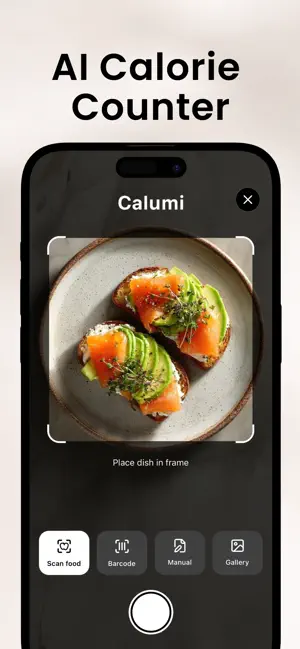 Calorie Scanner AI - Calumi screenshot 1