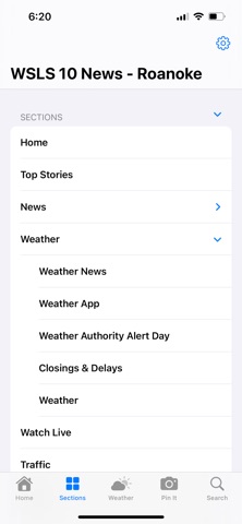 WSLS 10 News - Roanoke iPhone screenshot