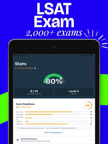 LSAT Practice Test 2026 - 2027 iPad screenshot