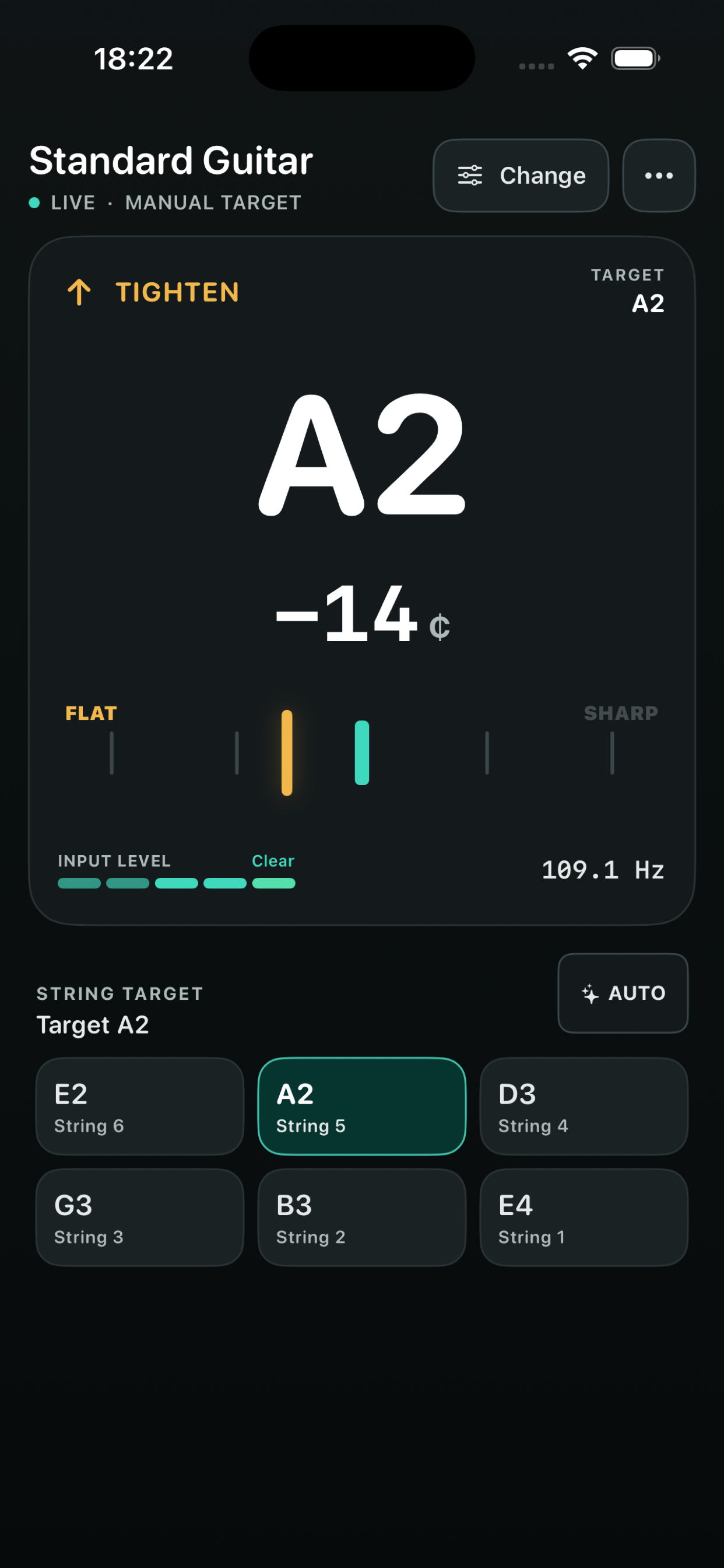 Tune Right: Guitar Tuner screenshot 3