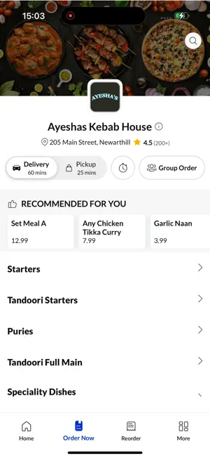 Ayeshas Kebab House screenshot 2