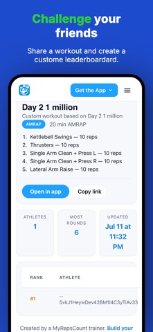 MyRepsCount: Workout Tracker Screenshot 6 of 7