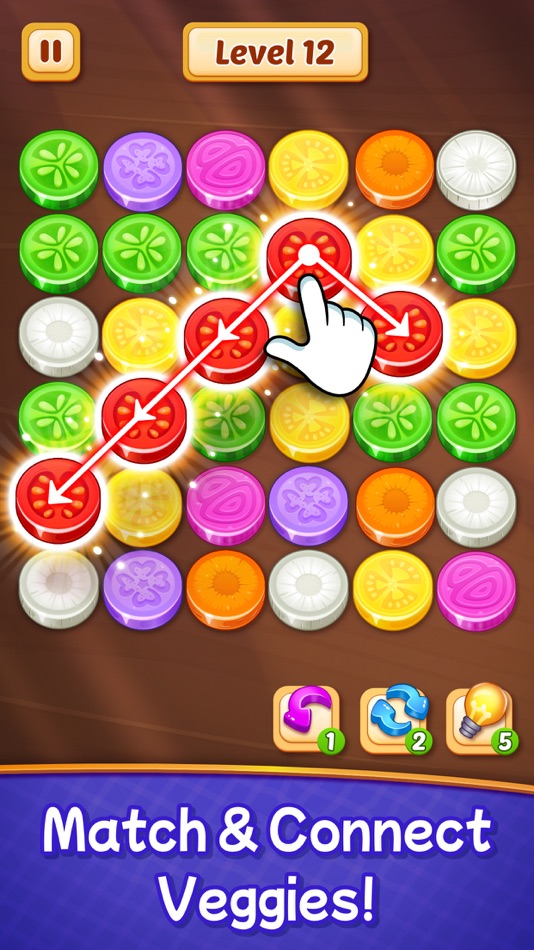 #1. Veggies Cut: Logic Puzzle Game (macOS) Bởi: RV AppStudios LLC