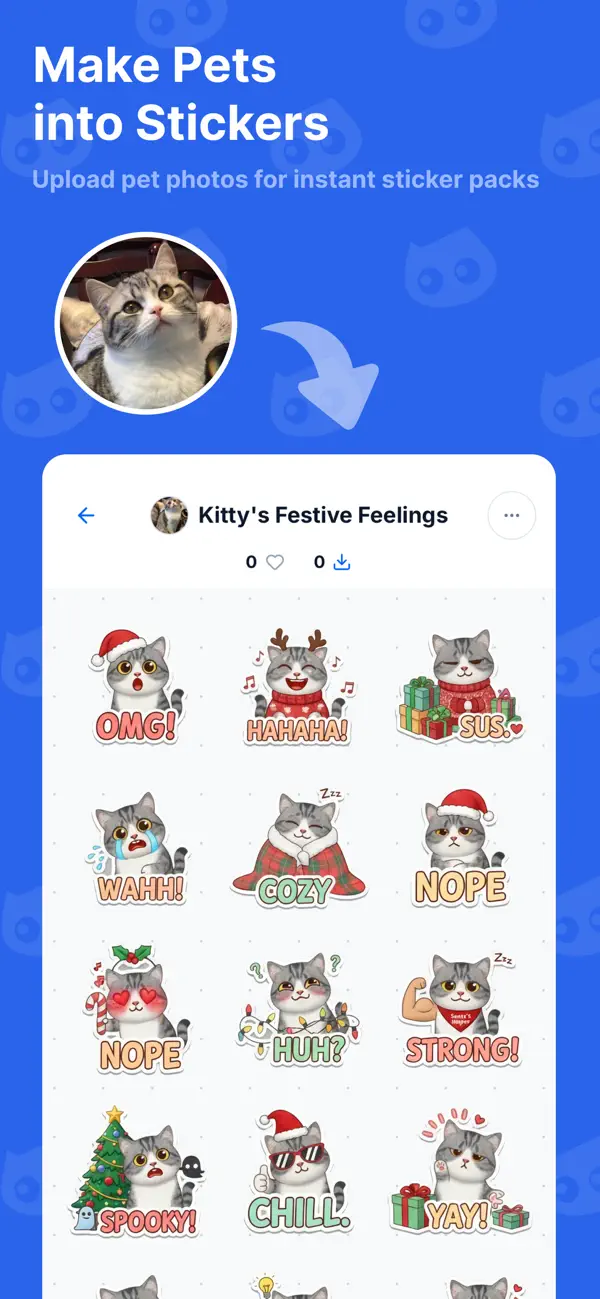 Screenshot #3 pour MojiKit: AI Sticker Maker