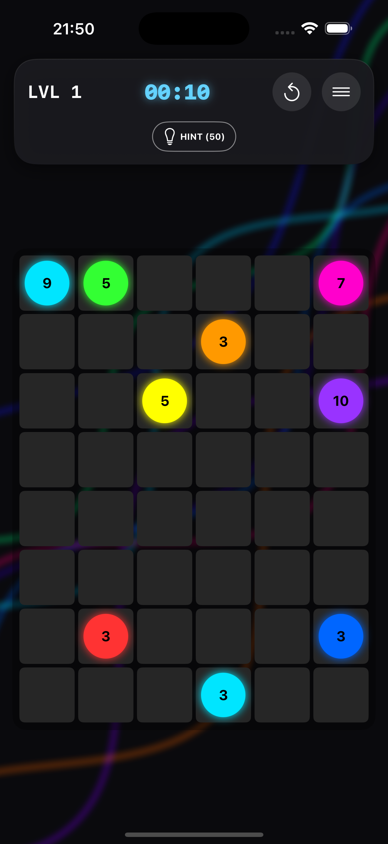Neon Flow: Relax Puzzle