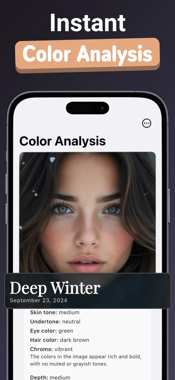 Screenshot #1 pour Color Analysis - Chroma