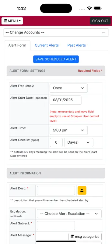 ReadyAlert Mobile screenshot 4 of 5