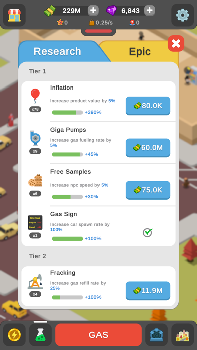 Idle Gas Station Tycoon Screenshot