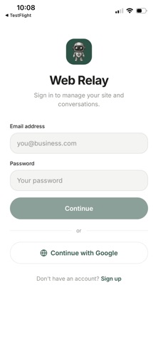 Web Relay screenshot