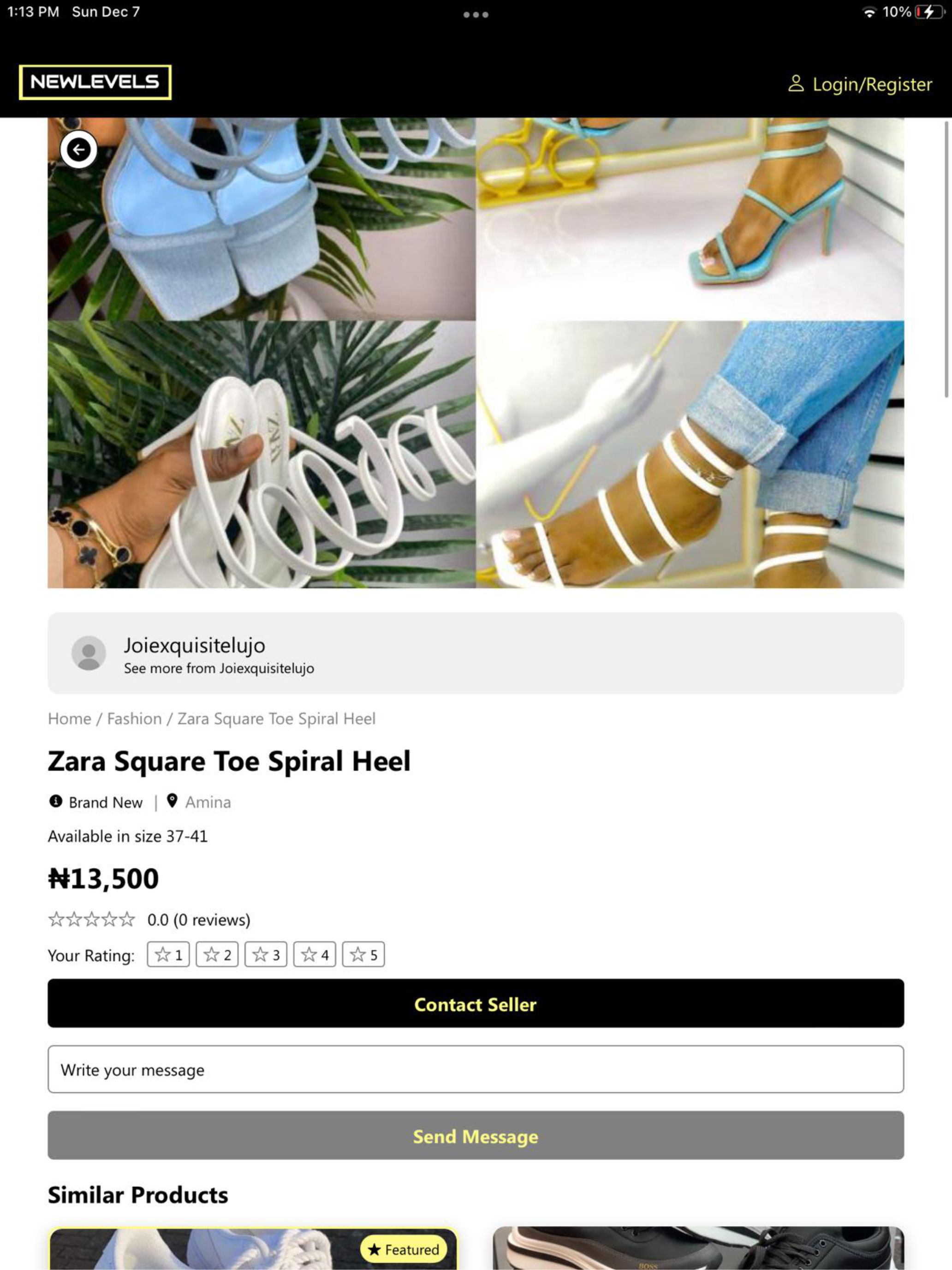 Newlevels – Campus Marketplace