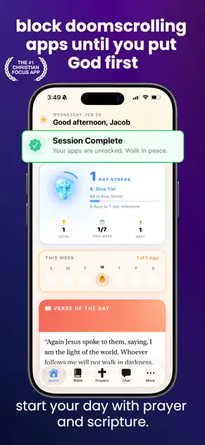 Put God First: Bible Focus screenshot 1