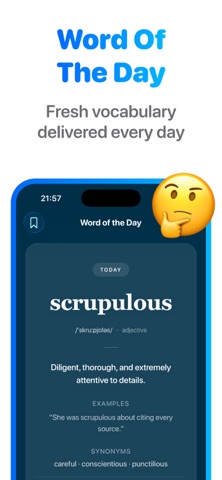 Word of the Day & Vocabulary iPhone screenshot