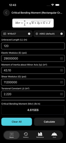 Beam Engineering lite iPhone screenshot