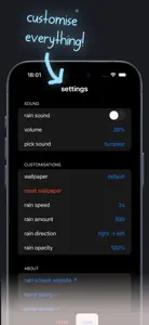 rain screen mini screenshot #3 for iPhone