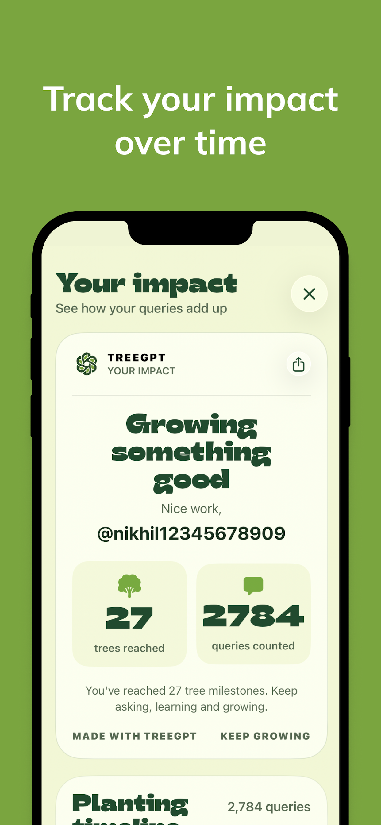 TreeGPT: Tree Planting AI