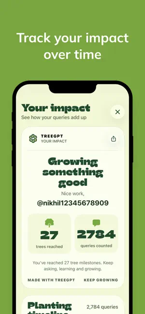 TreeGPT: Tree Planting AI screenshot 3