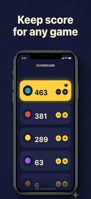 TallyUp: Game Score Keeper screenshot 1