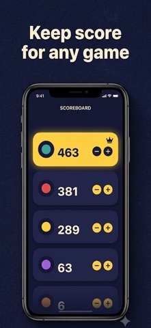 TallyUp: Game Score Keeper Screenshot 1 of 5