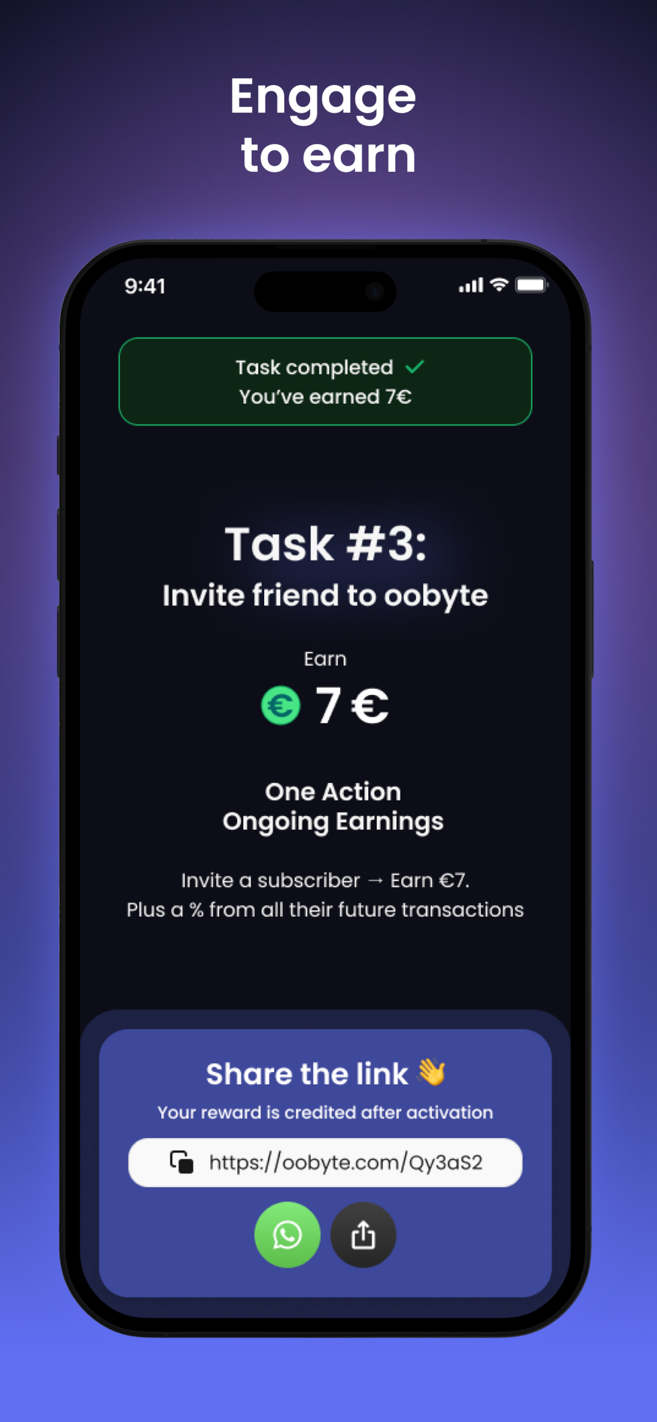 oobyte | Earn on repeat