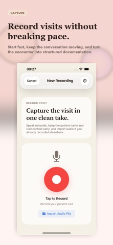 ChiroScribe iPhone screenshot