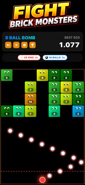 Brick Breaker – Monster Bomb screenshot 4