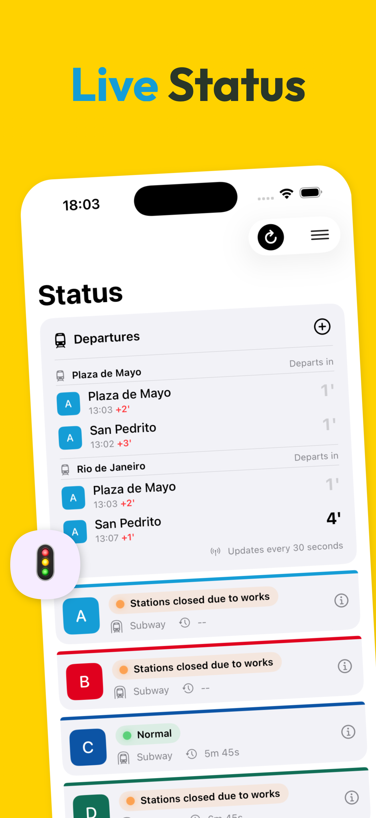 Subte en Vivo