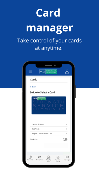 Winchester Savings Bank Screenshot