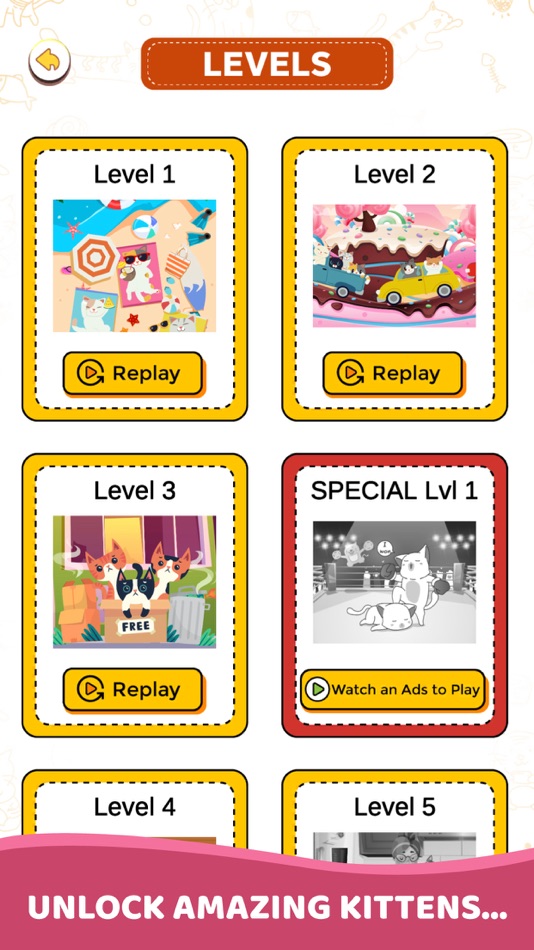#4. Find the different: cat puzzle (iOS) 由: Gosiha Pte. Ltd