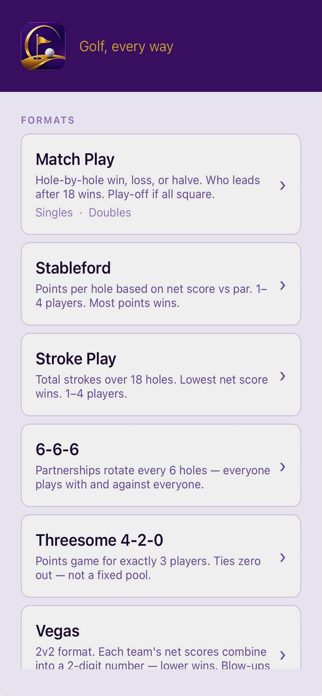 Pulligan Golf Screenshot 1 of 2
