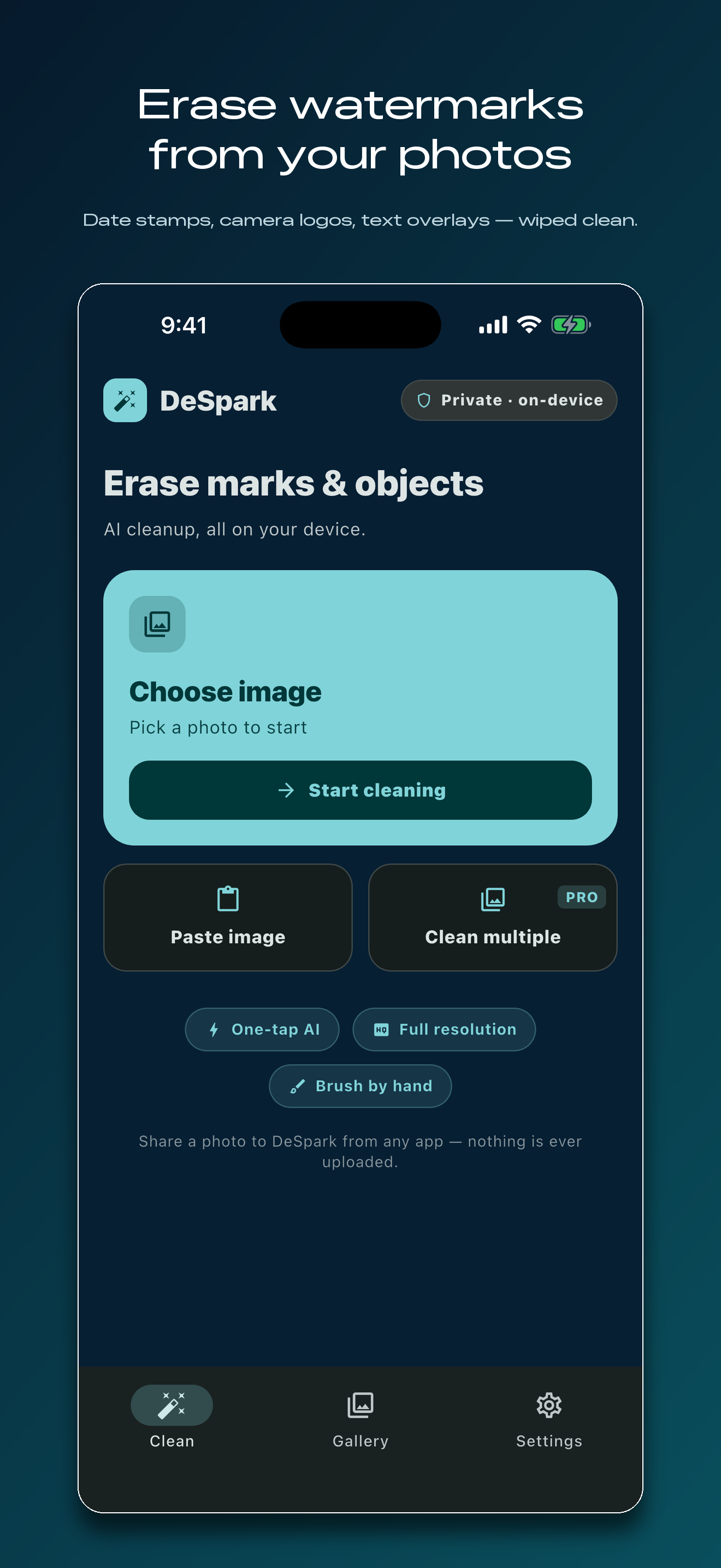 DeSpark: AI Watermark Remover screenshot 3