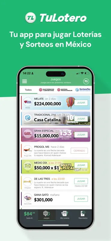 TuLotero: Lotería Nacional screenshot 1 of 5