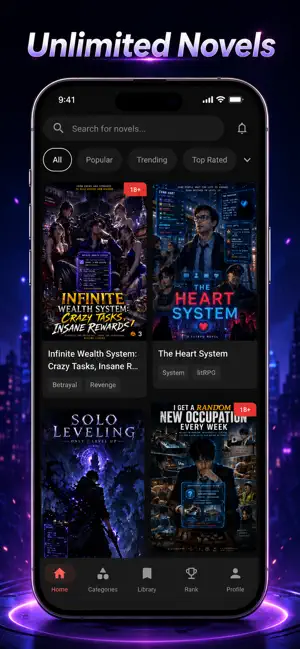 StoryRead: Fictions & Novels screenshot 1