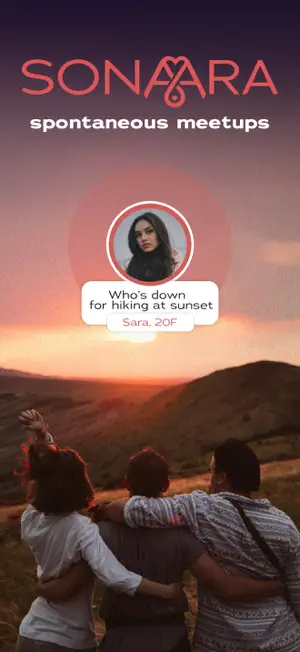 Sonaara: Spontaneous Meetups screenshot 1