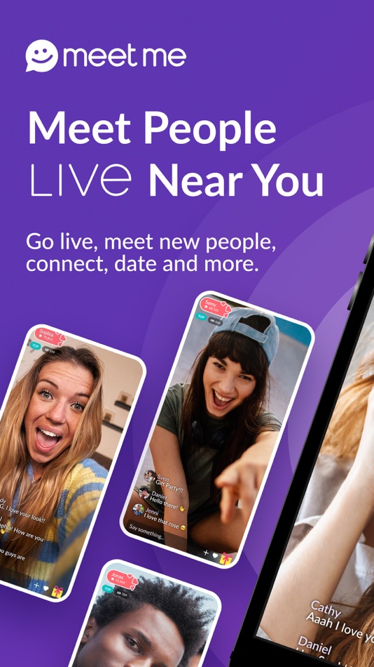 #1. MeetMe: Go Live & Meet People (iOS) Door: The Meet Group Inc.