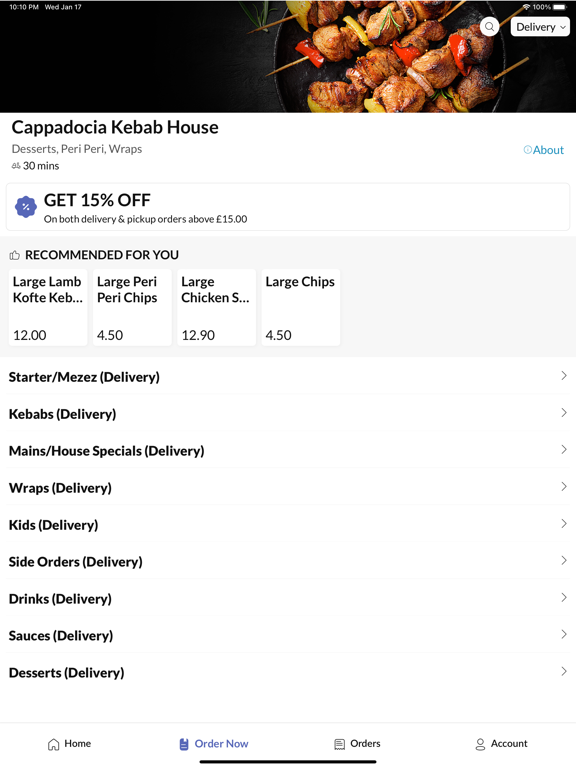 Screenshot #6 pour Cappadocia Kebab House