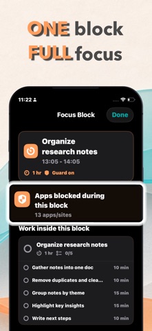 Sequence: Time Block Planner Screenshot 4 of 5