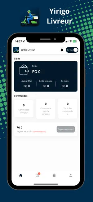 YiriGo Livreur screenshot 2