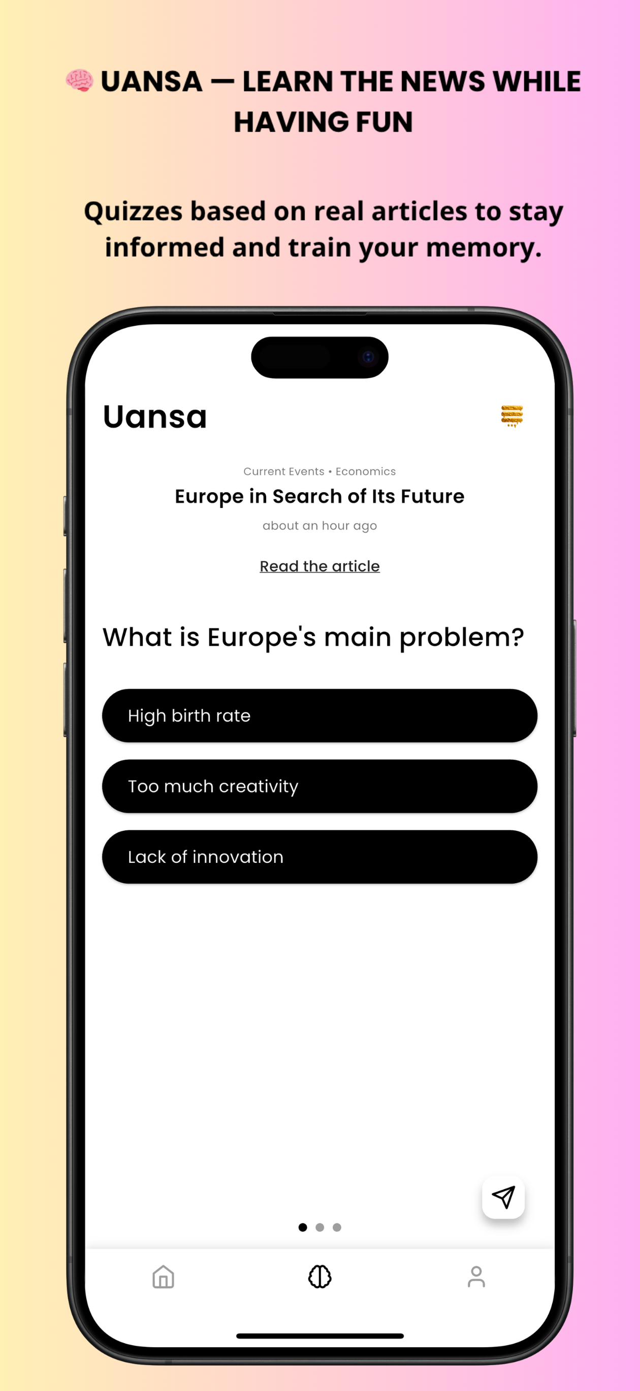 Uansa – News Quiz