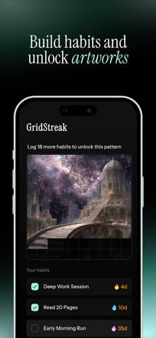 GridStreak - Habit Tracker Screenshot 1 of 4