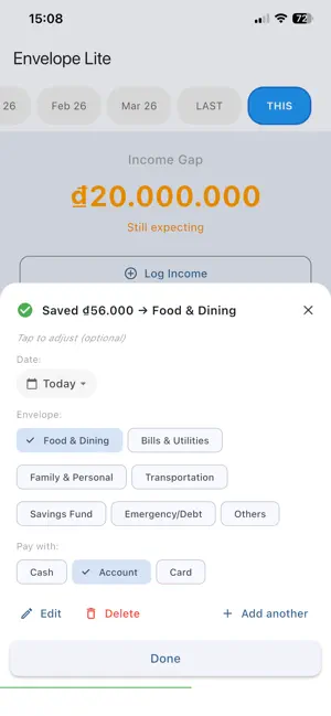 Envelope Lite screenshot 2