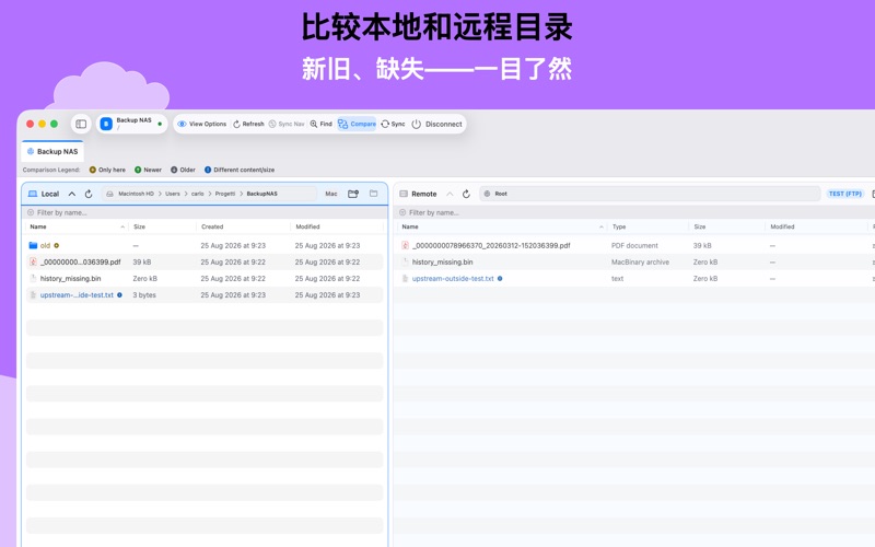 Upstream：FTP 与 SFTP 客户端 screenshot