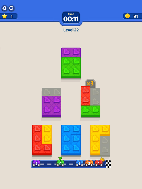 Block Sort - Color Puzzleのおすすめ画像1